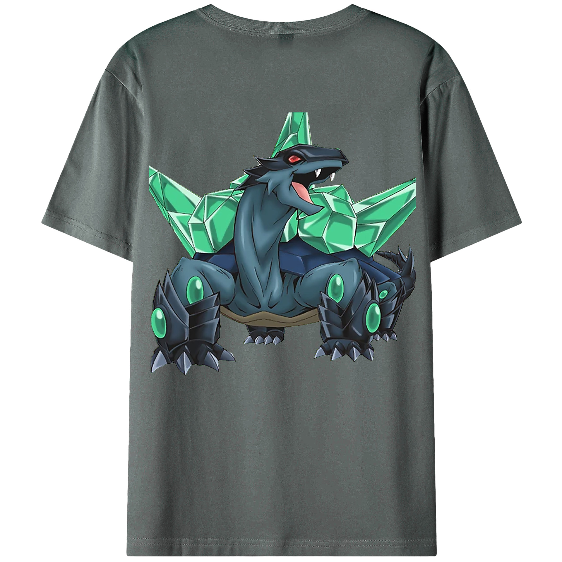 （画像用） 遊☆戯☆王 Yu-Gi-Oh! 綿100％ メンズ半袖Tシャツ（バックプリント） 通気性